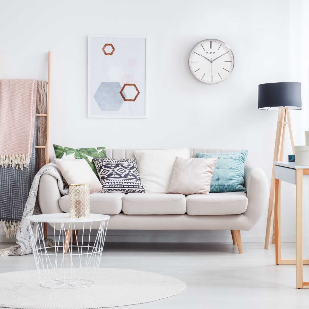 Zinzi Retro wandklok (40 cm) ZICLOCK