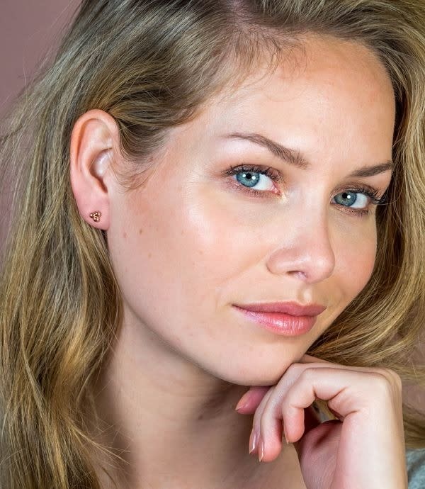 Zinzi Rosé vergulde zilveren oorbellen - Bolletjes ZIO1588R