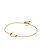 Zinzi Gold 14K Gouden armband - Rond Plaatje ZGA111