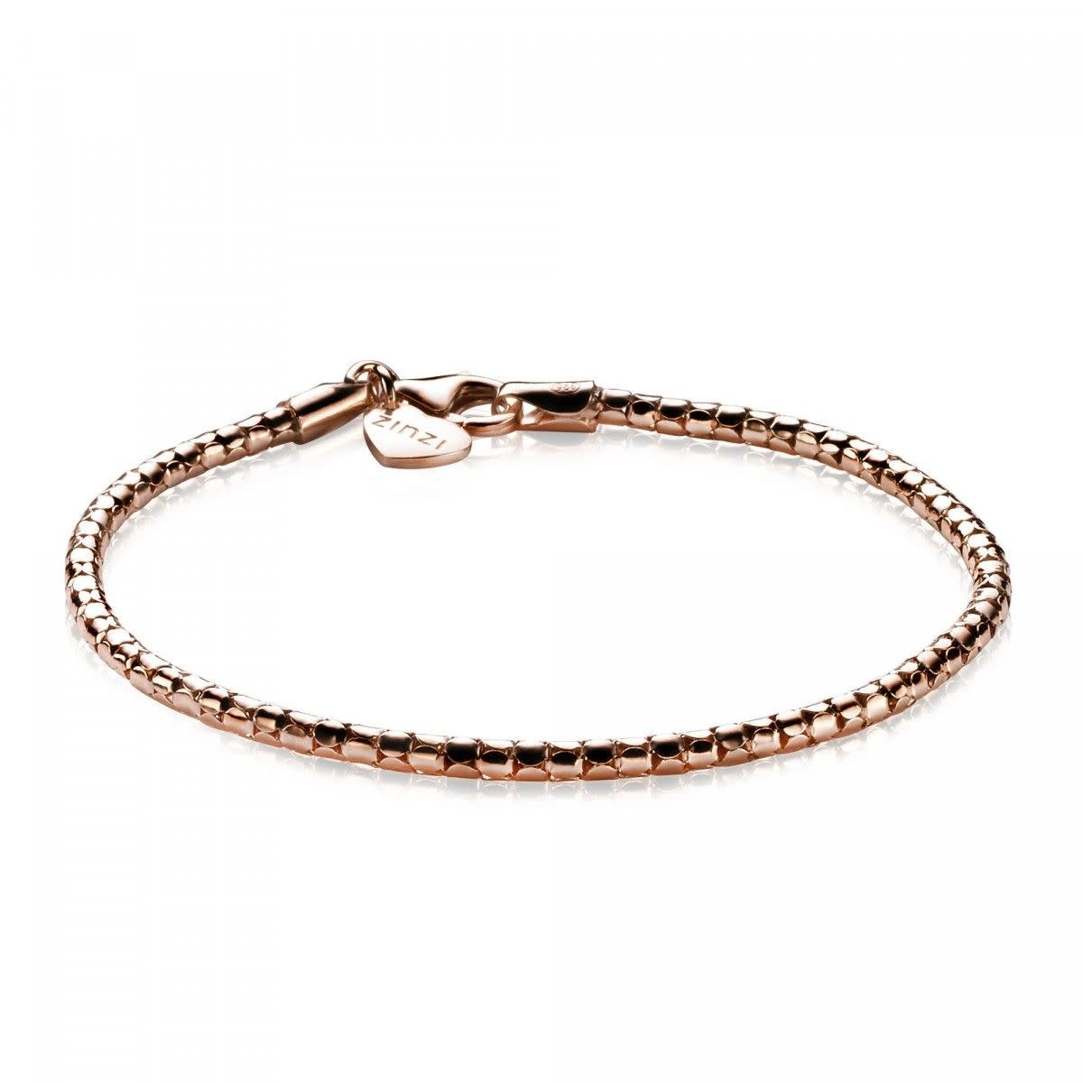 Zinzi Rosé vergulde zilveren armband ZIA1129R