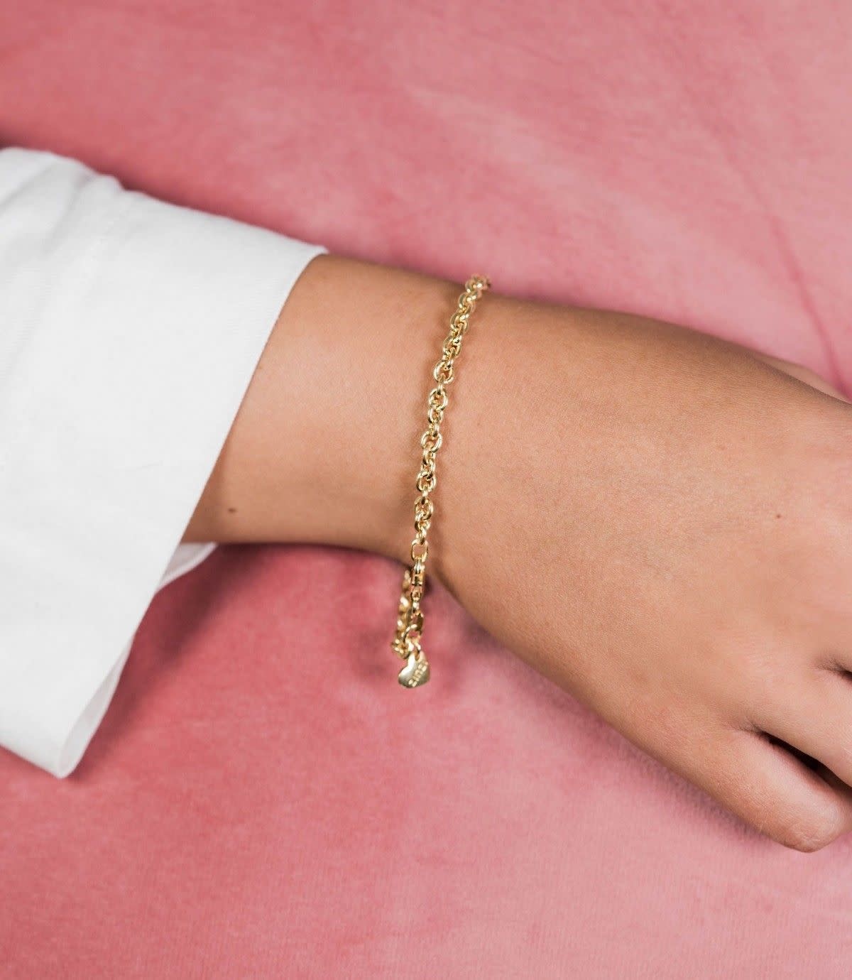 Zinzi Geel vergulde zilveren armband ZIA1153G