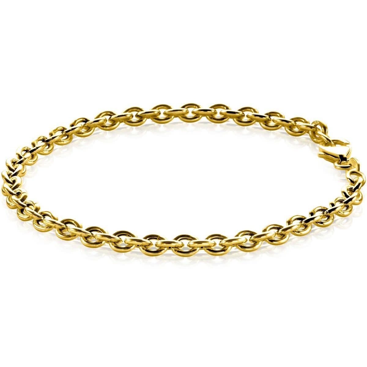 Zinzi Geel vergulde zilveren armband ZIA1153G