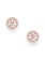 Fossil Rosé vergulde stalen oorbellen (Parelmoer/CZ) JF02906791