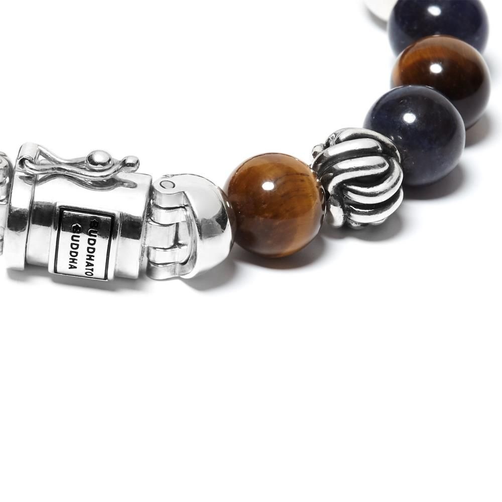Buddha to Buddha Spirit Bead Mix armband Sodaliet Tijgeroog 188MS