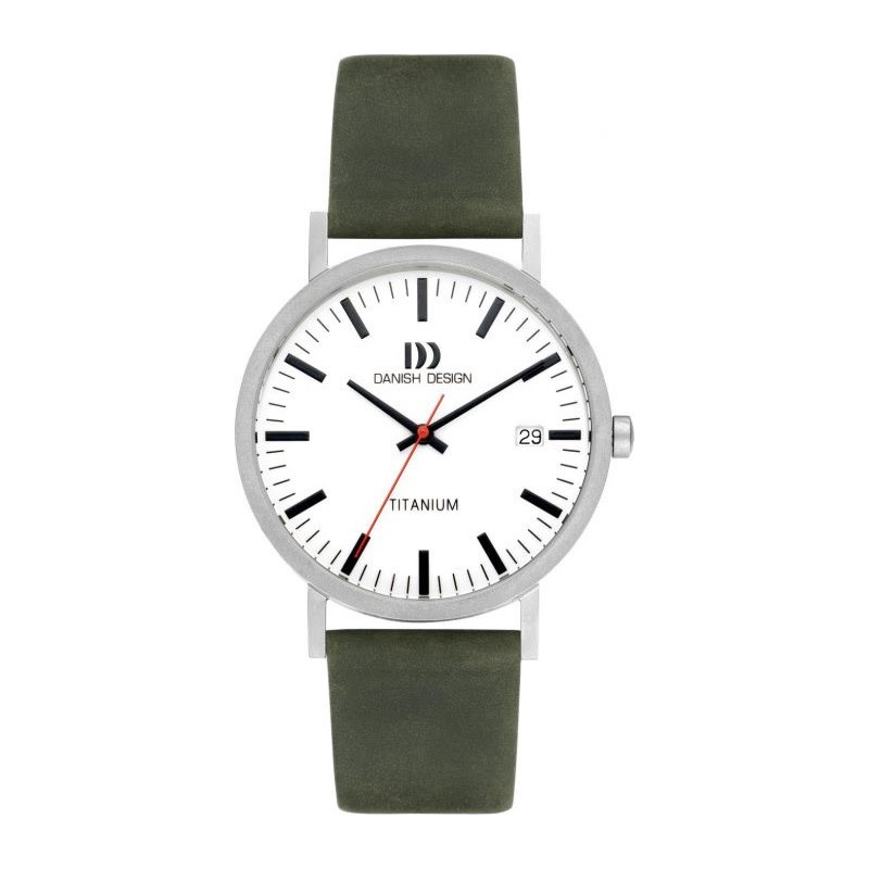 Danish Design Rhine herenhorloge Date Green (Large) IQ28Q1273