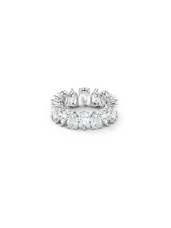 Swarovski Matrix Vittore ring Pear Zilverkleurig/Wit