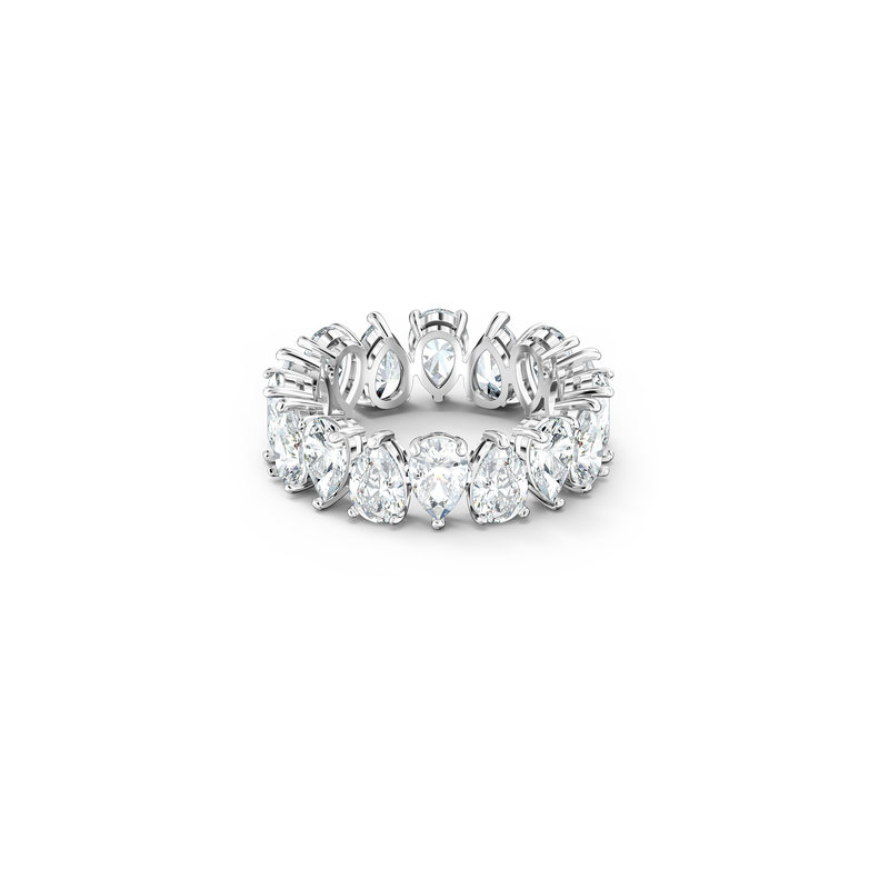 Swarovski Matrix Vittore ring Pear Zilverkleurig/Wit