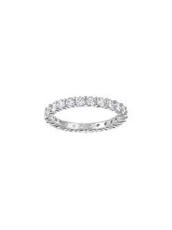 Swarovski Matrix ring XL Zilverkleurig/Wit
