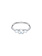 Swarovski Attract Trilogy ring Round Zilverkleurig/Wit