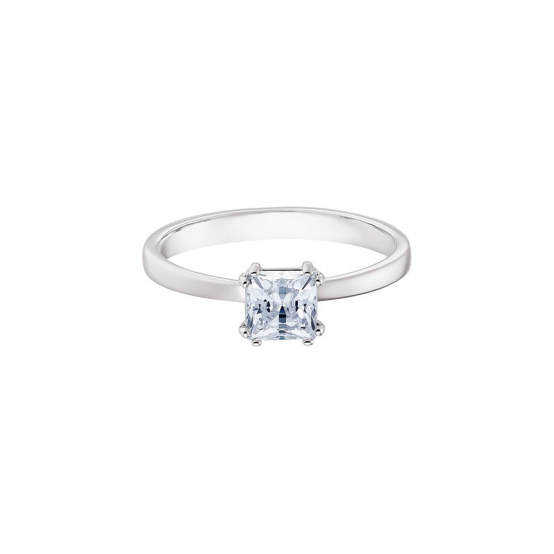 Swarovski Attract ring Square Engagement - Zilver