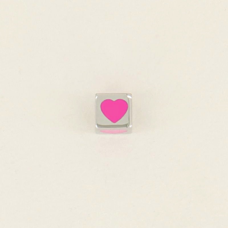 My Jewellery Cubes bedel hartje - Zilverkleurig MJ031811500