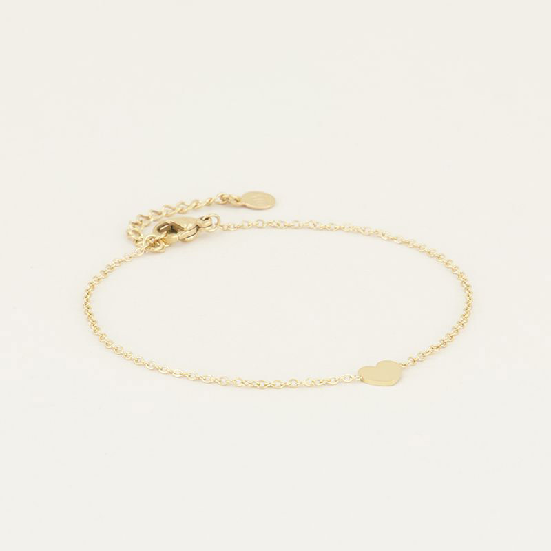 My Jewellery Armband klein hartje - Goudkleurig MJ031401200