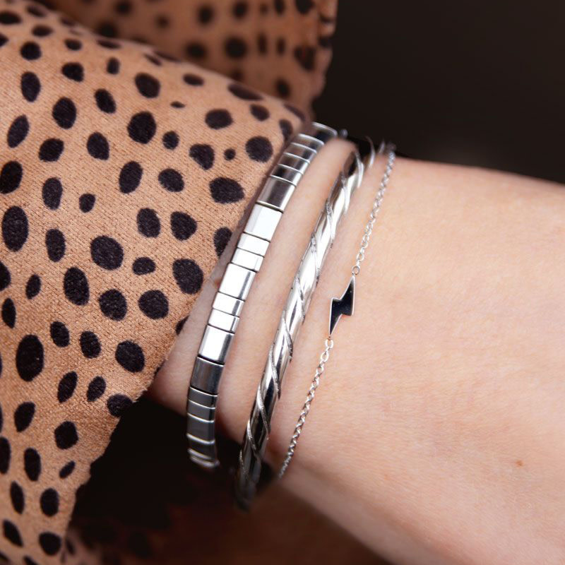 My Jewellery Armband bliksem Zilverkleurig MJ031471500