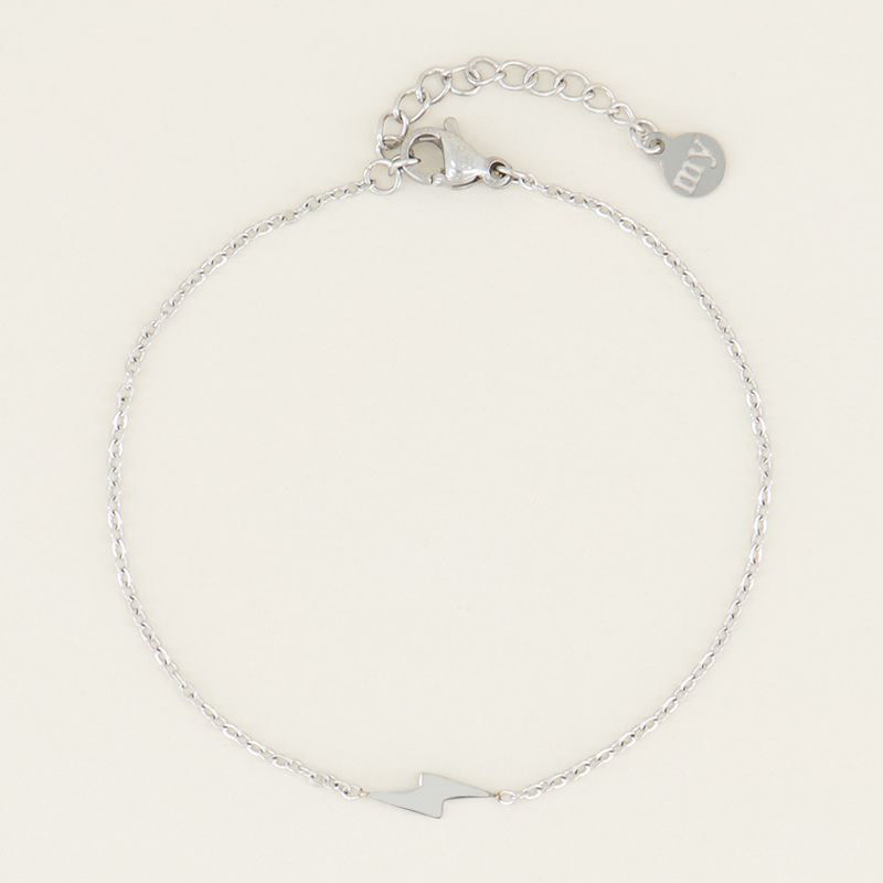My Jewellery Armband bliksem Zilverkleurig MJ031471500