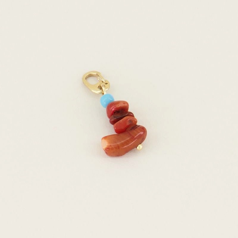 My Jewellery Moments charm red stone - Goudkleurig MJ030301200