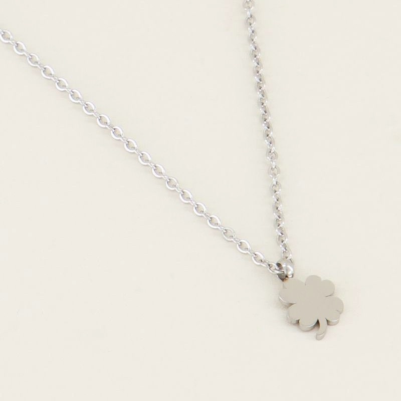 My Jewellery Ketting klavertje - Zilverkleurig MJ031341500