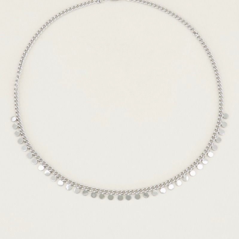 My Jewellery Ketting kleine muntjes - Zilverkleurig MJ027071500