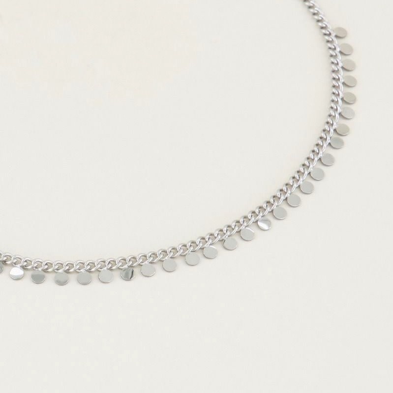 My Jewellery Ketting kleine muntjes - Zilverkleurig MJ027071500