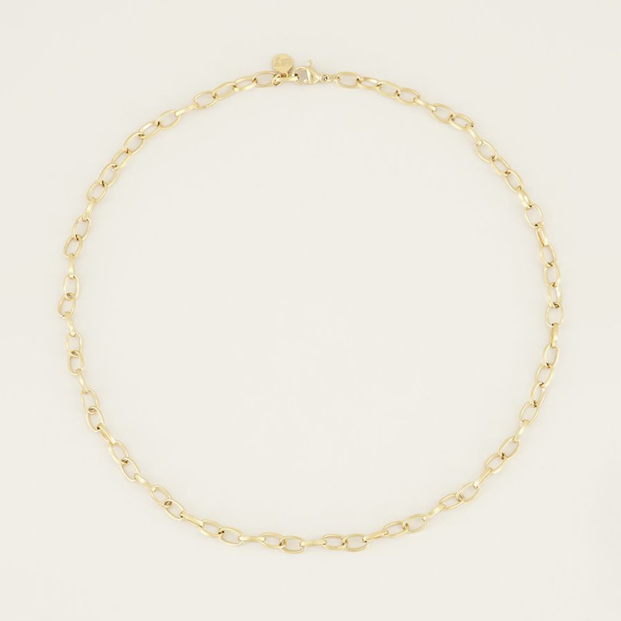 My Jewellery Moments necklace small links  - Goudkleurig MJ030271200