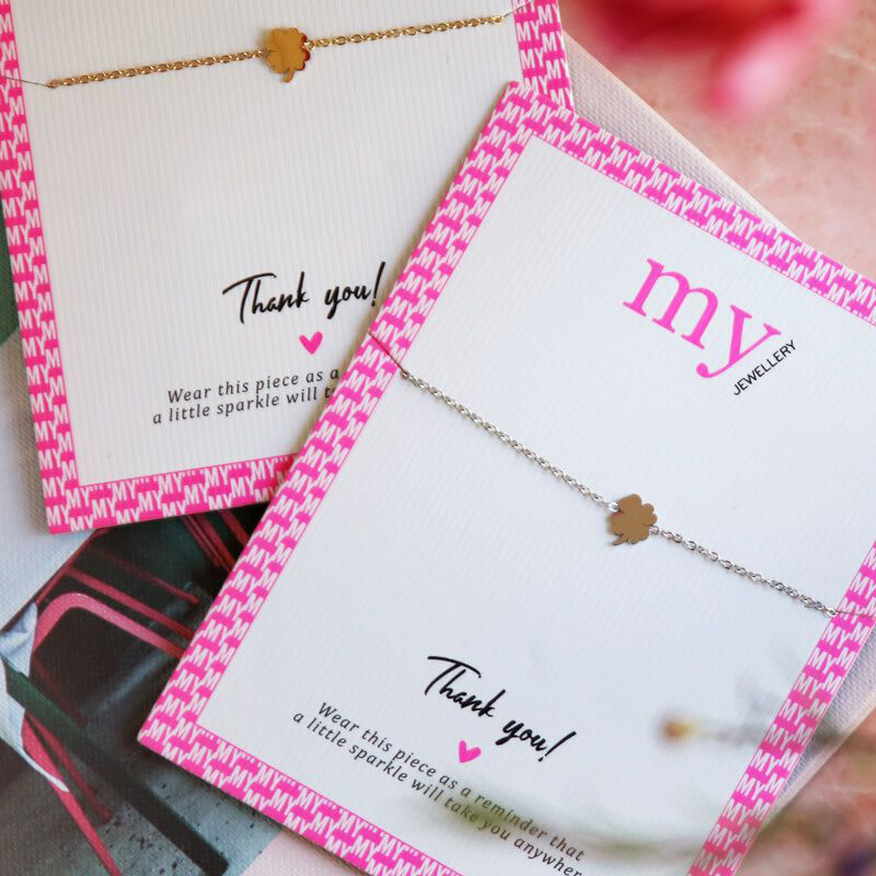 My Jewellery Armband klavertje - Zilverkleurig MJ031361500