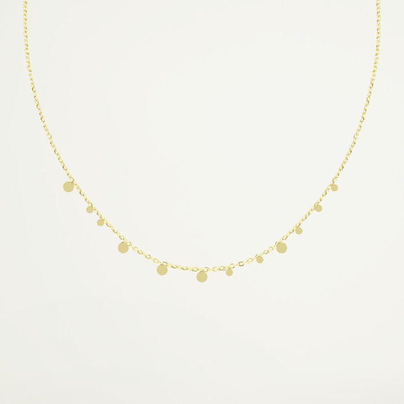 My Jewellery Ketting kleine rondjes - Goudkleurig MJ019391200