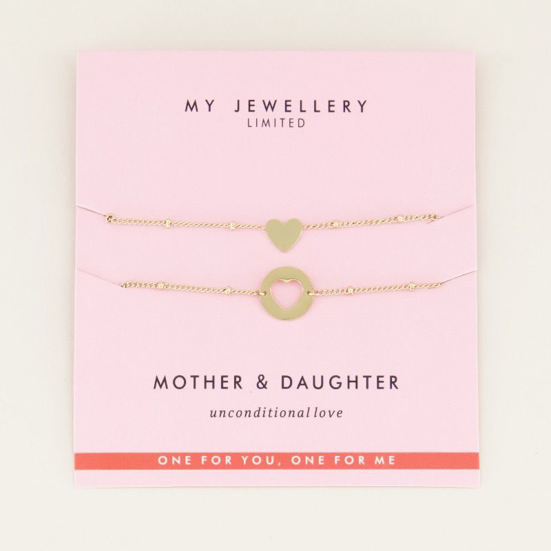 My Jewellery Mother & Daughter Bracelet - Goudkleurig MJ00888-1200