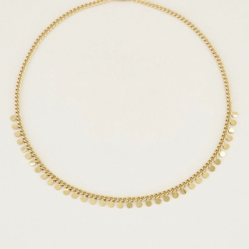 My Jewellery Ketting kleine muntjes - Goudkleurig MJ027071200