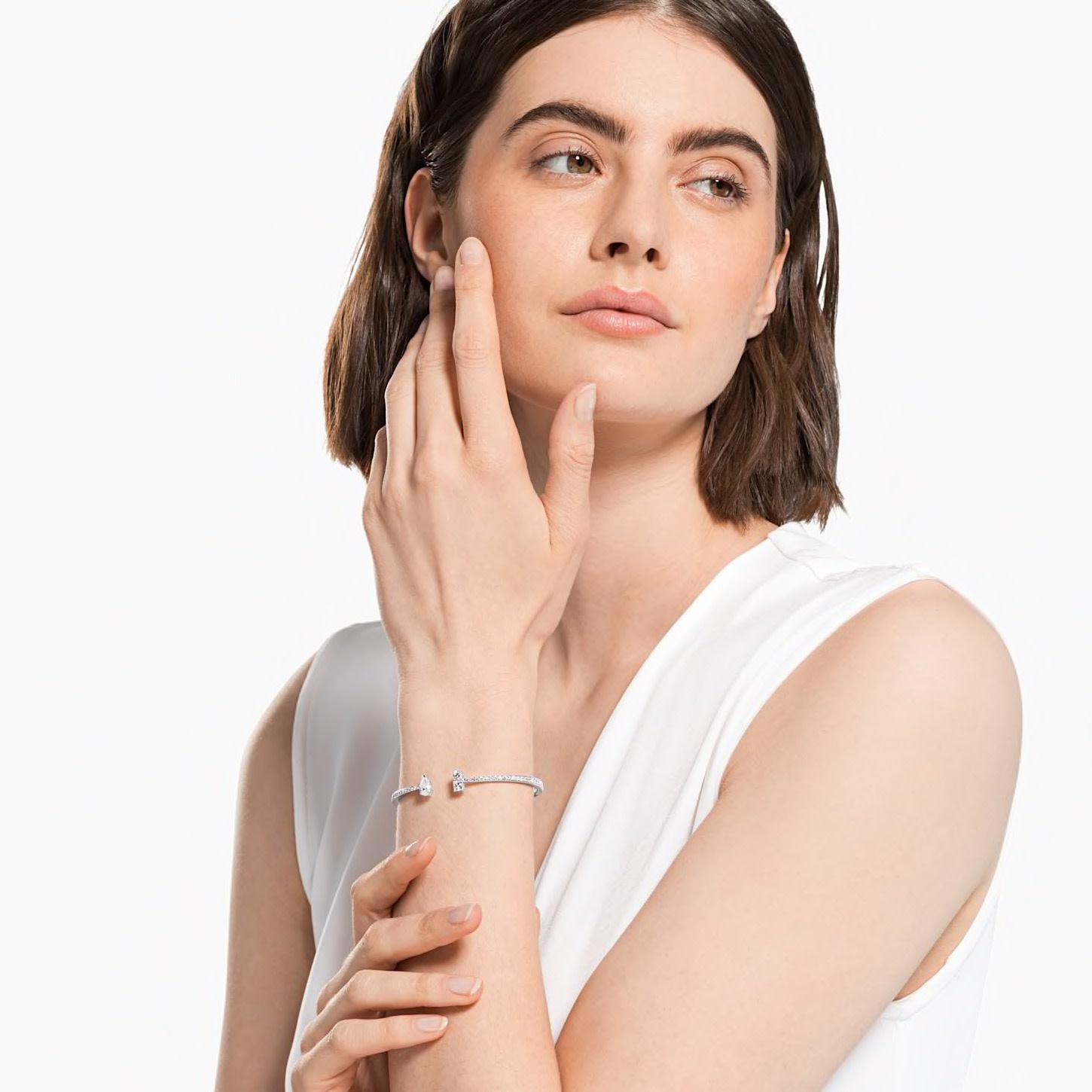 Swarovski Attract armband Cuff CZWH/RHS (M) 5556912