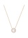 Swarovski Una Sparkling Dance ketting Rosegoudkleurig 5272364