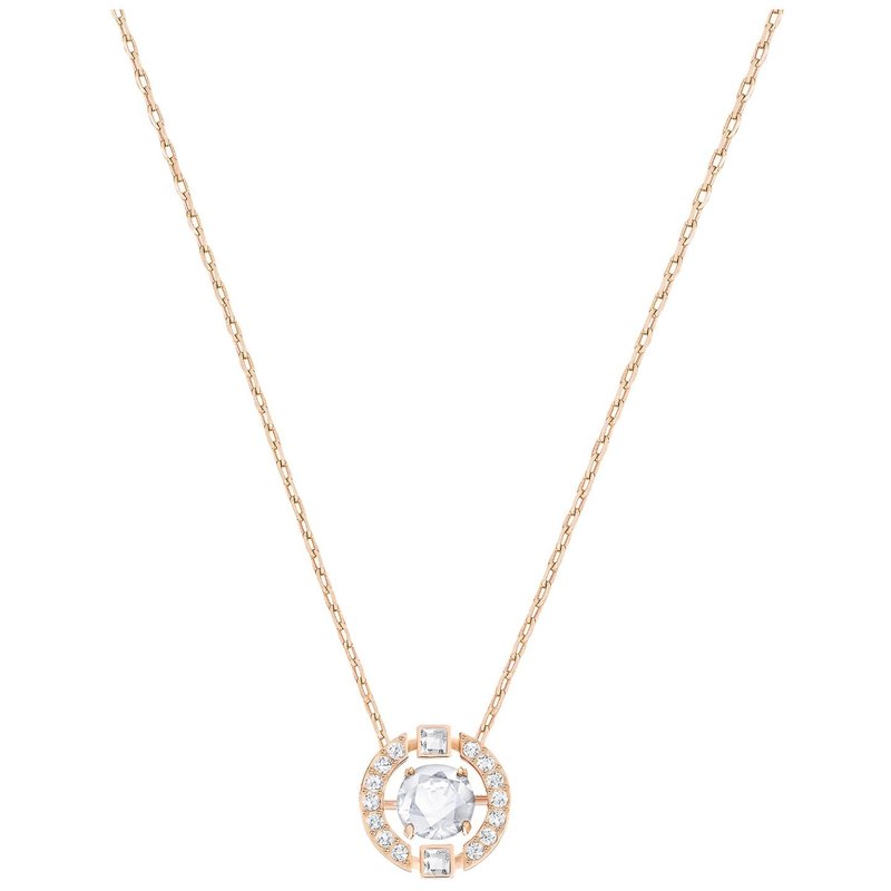 Swarovski Una Sparkling Dance ketting Rosegoudkleurig 5272364