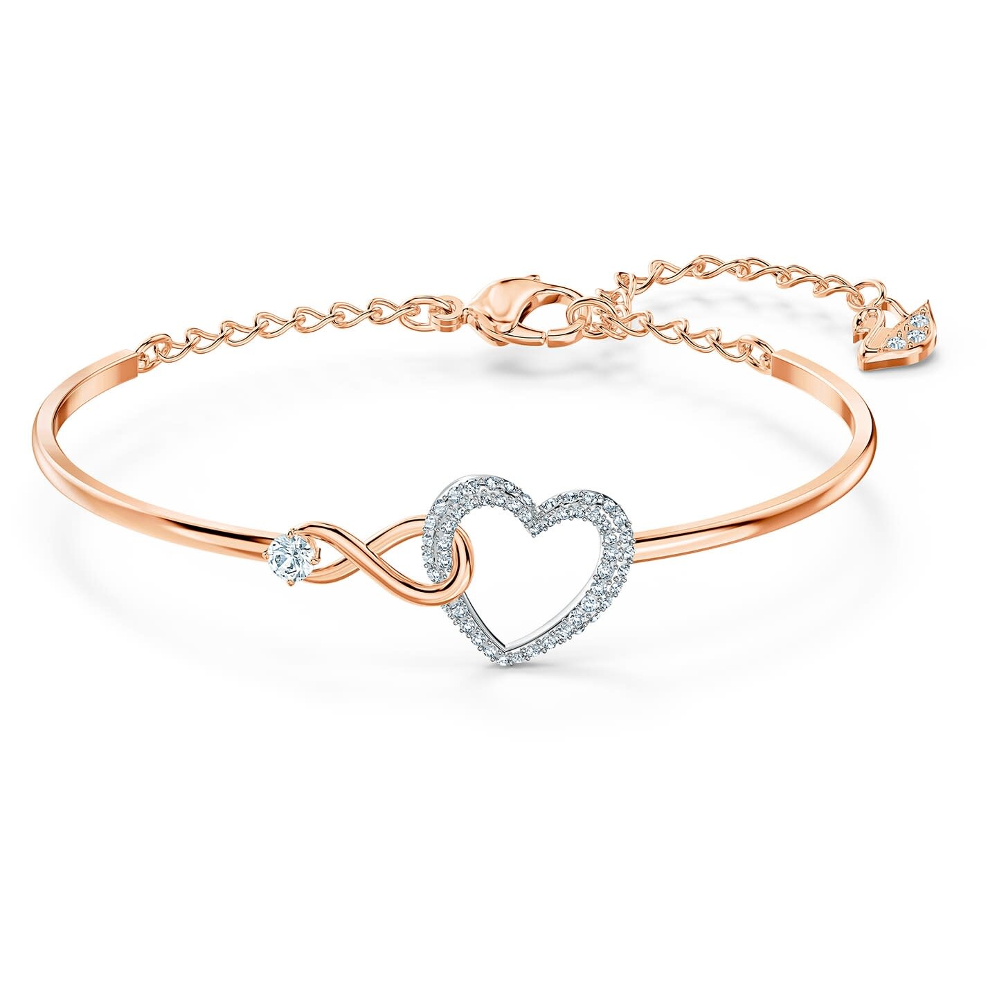 Swarovski Infinity bangle Heart 5518869