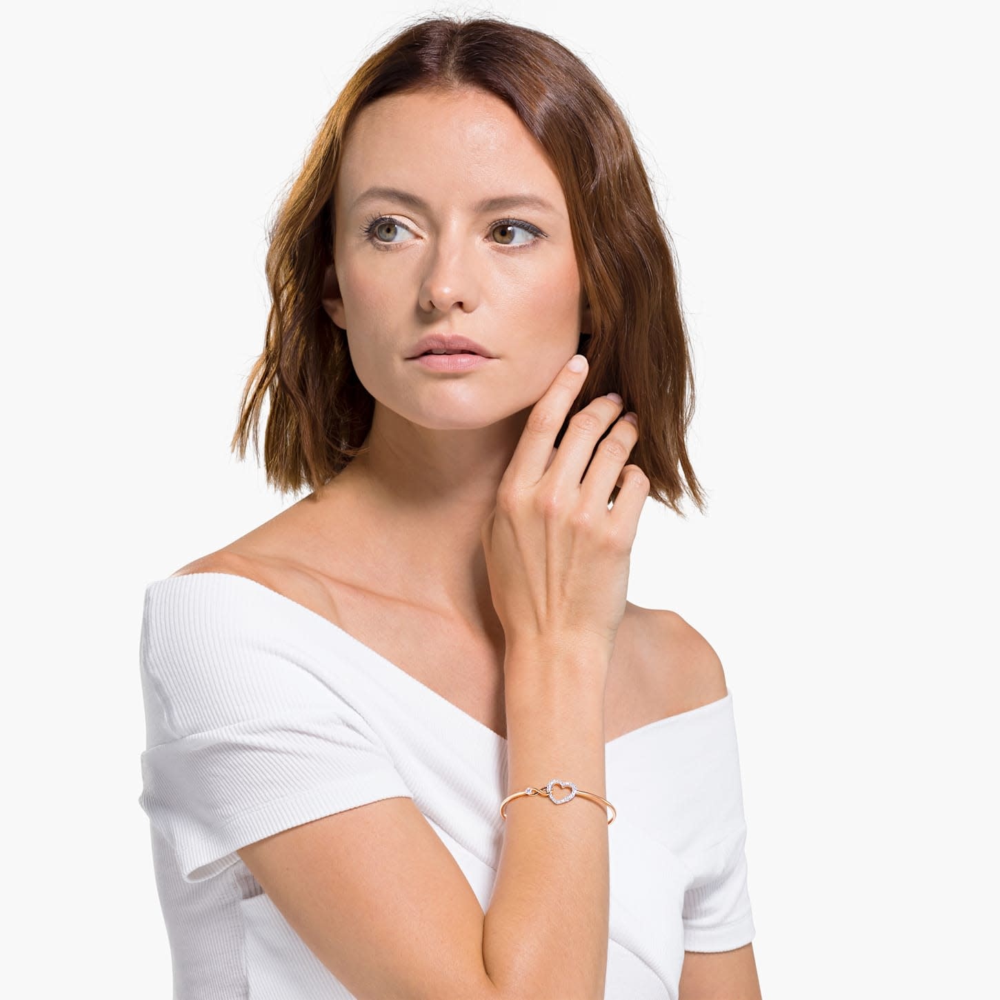 Swarovski Infinity bangle Heart 5518869