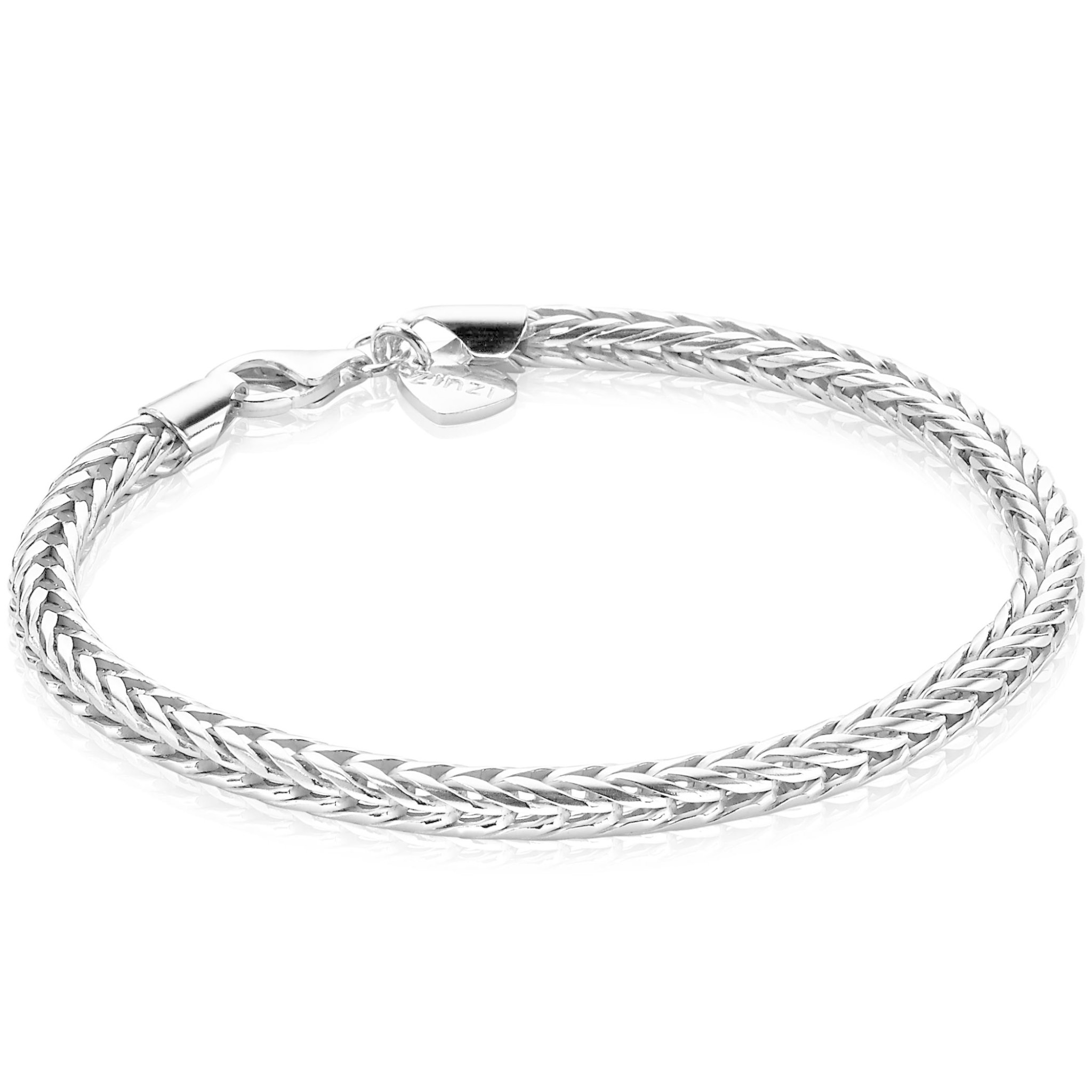 Zinzi Zilveren armband - Vossenstaart ZIA1925