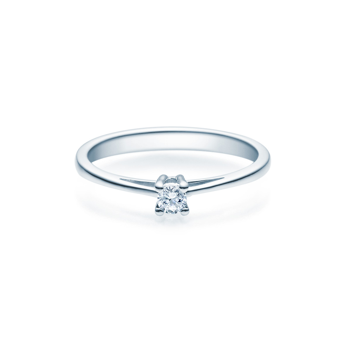 Italo Design 8 Karaat verlovingsring met diamant — Emilia