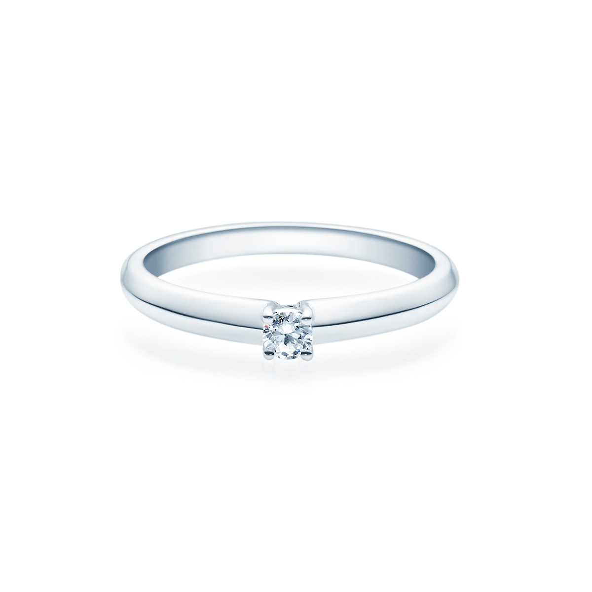 Italo Design 8 Karaat verlovingsring met diamant — Cristina