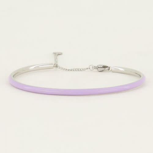 My Jewellery Armband paars (Zilverkleurig) — MJ04865-1500