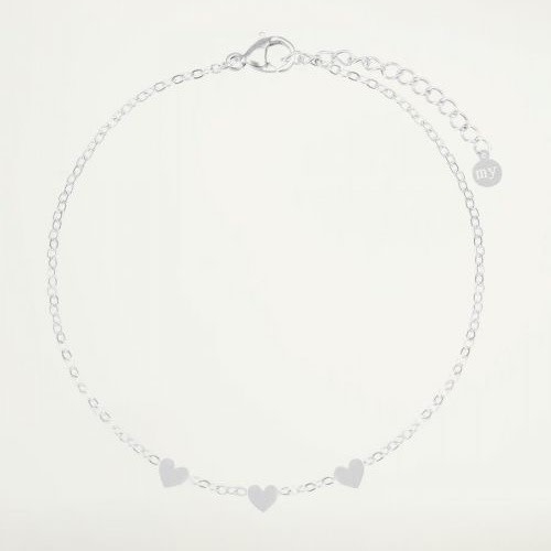 My Jewellery Armband 3 hartjes Zilverkleurig — MJ01902-1500