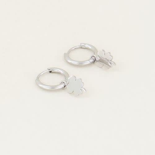 My Jewellery Oorbellen klavertje (Zilverkleurig) — MJ028781500
