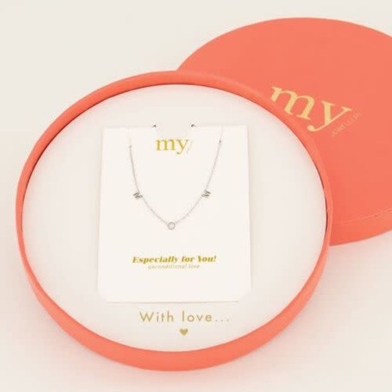 My Jewellery Giftbox ketting mom (Zilver) — MJ04535-1500