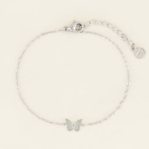 My Jewellery Armband vlinder Zilverkleurig MJ04229-1500