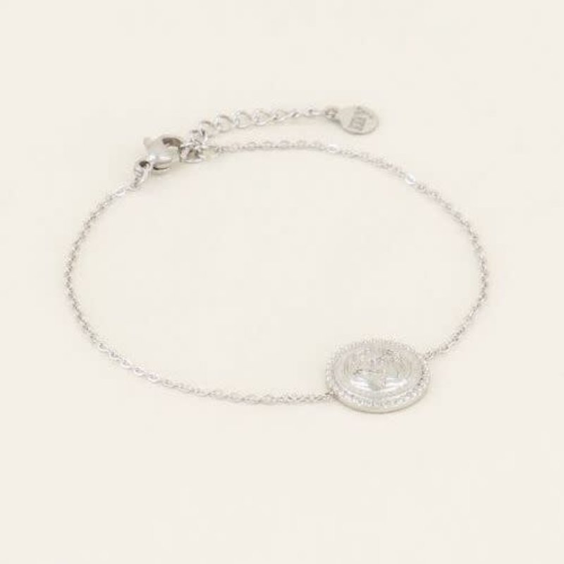 My Jewellery Armband wereldbol (Zilver) — MJ031901500