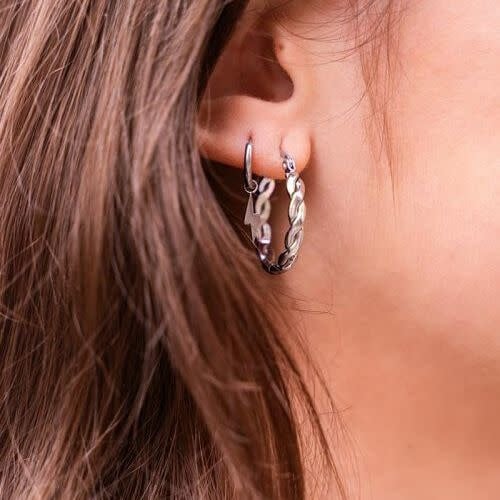 My Jewellery Oorringen met bliksem - Zilverkleurig MJ07339-1500
