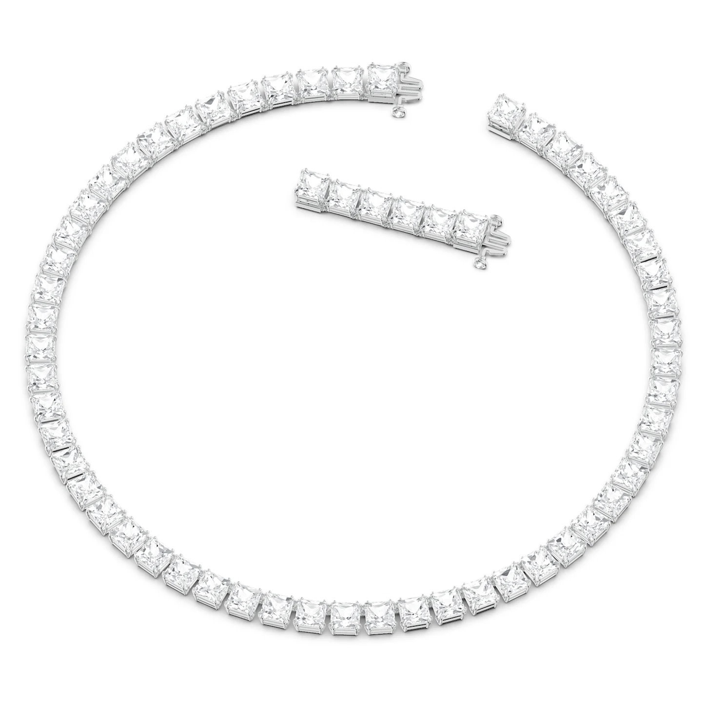 Swarovski Matrix Tennis ketting Zilverkleurig/Wit 5599153