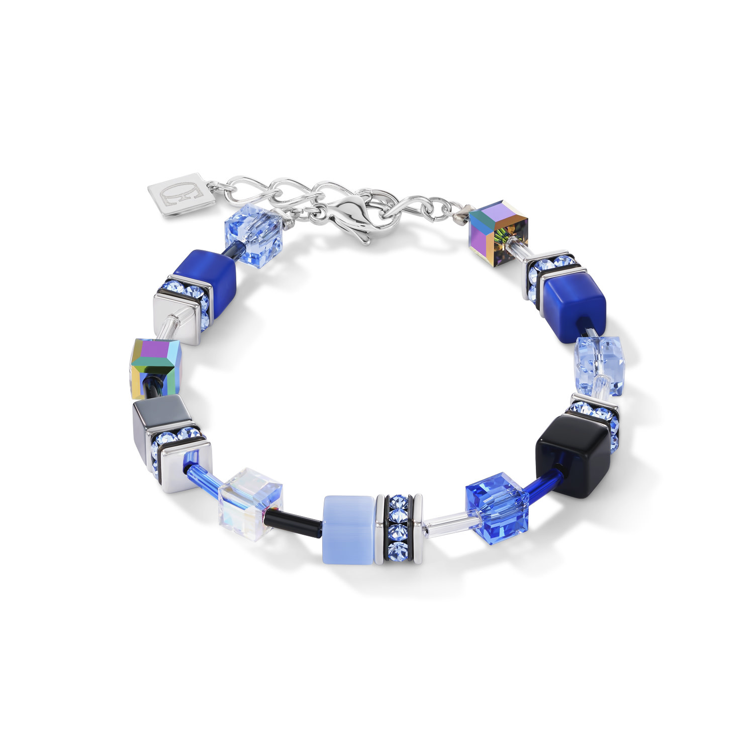 Coeur de Lion Armband - Blue-Grey 4014/30-0712
