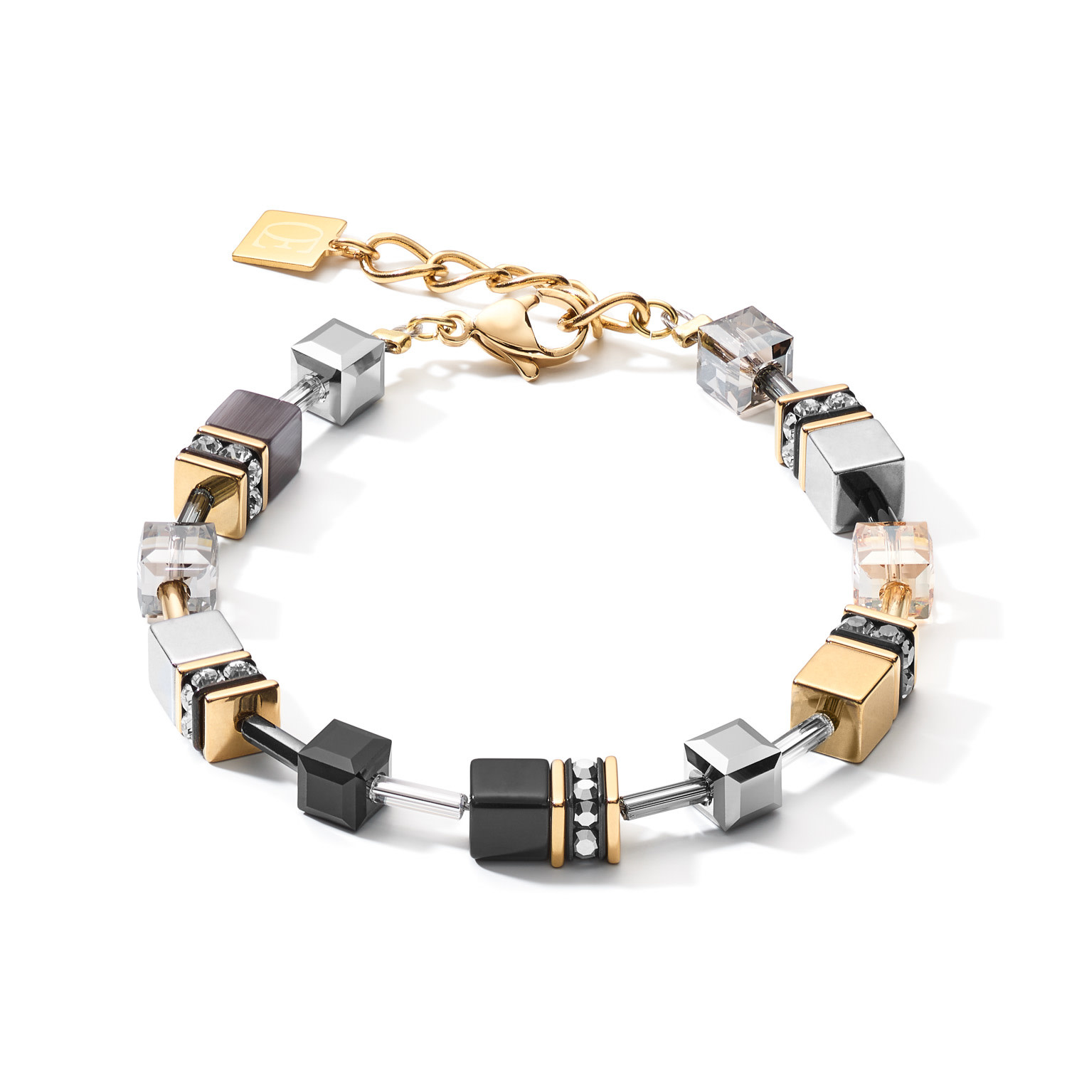 Coeur de Lion Armband - Grey-Goldcolour 2839/30-1216