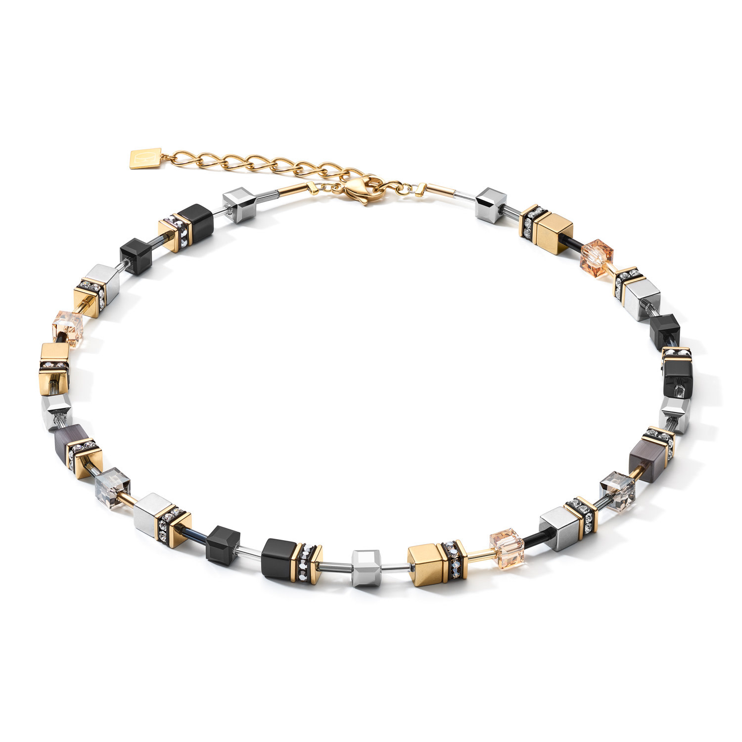 Coeur de Lion Collier - Grey-Goldcolour 2839/10-1216