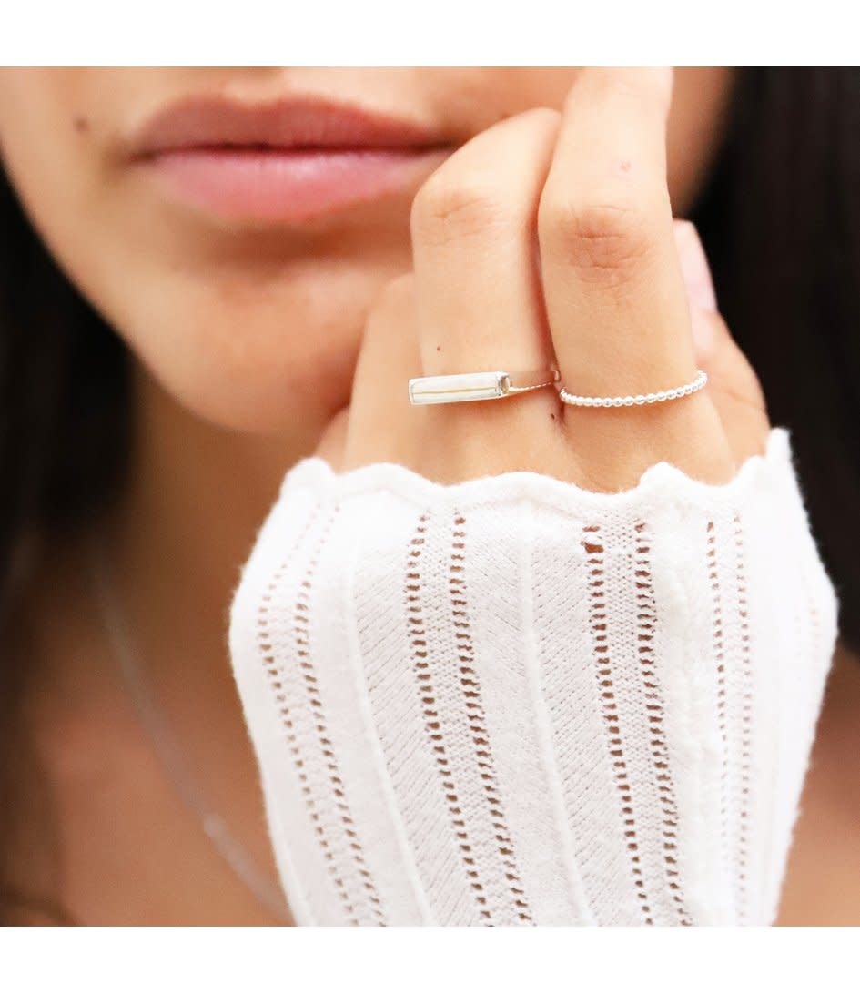 24Kae Zilveren ring 12426S