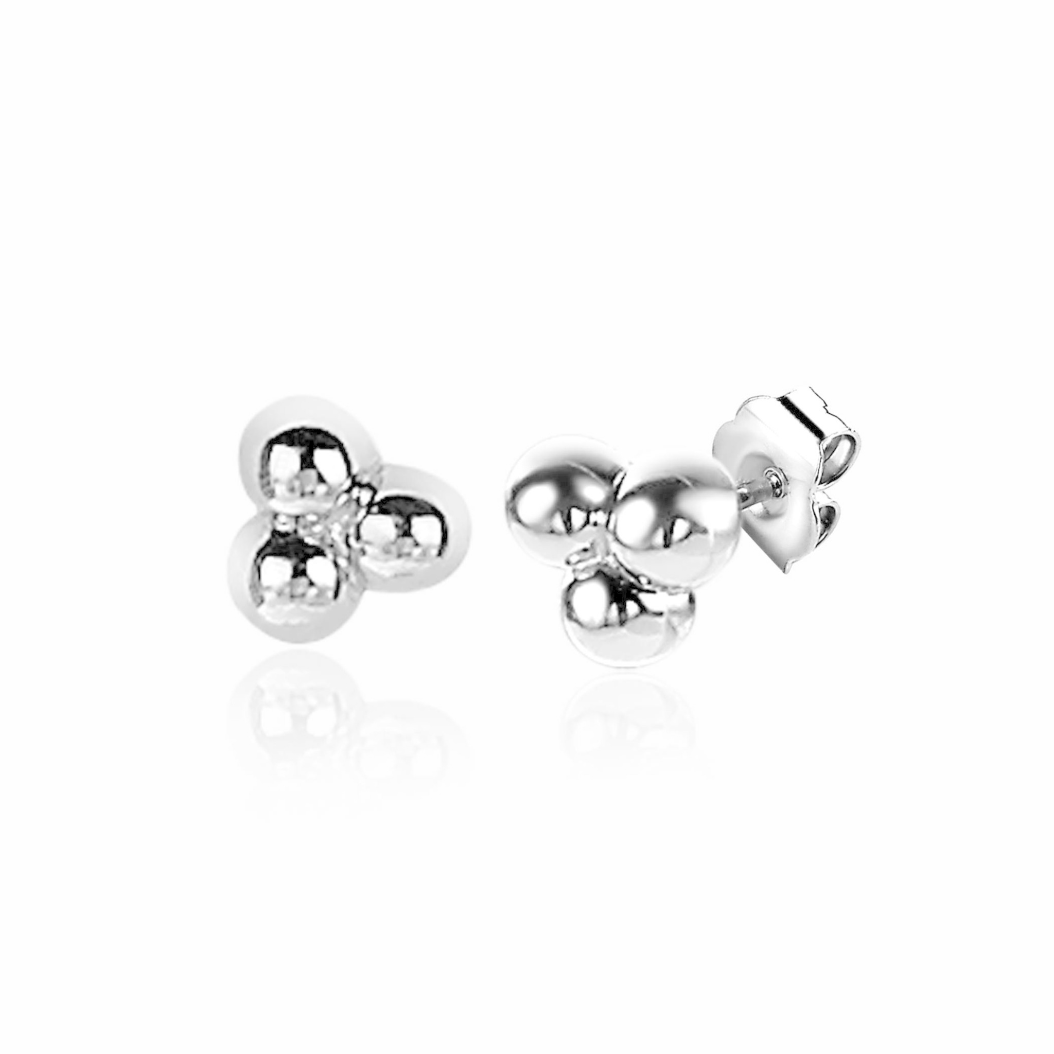 Zinzi Zilveren oorbellen - Drie bolletjes ZIO2169