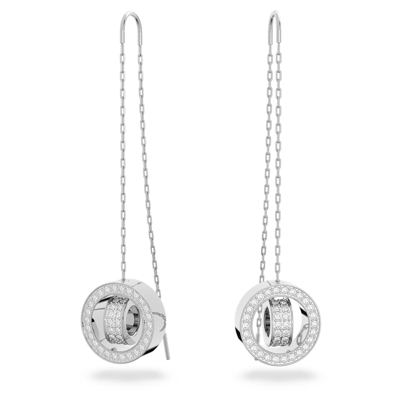 Swarovski Hollow oorbellen Chain CRY/RHS 5636435