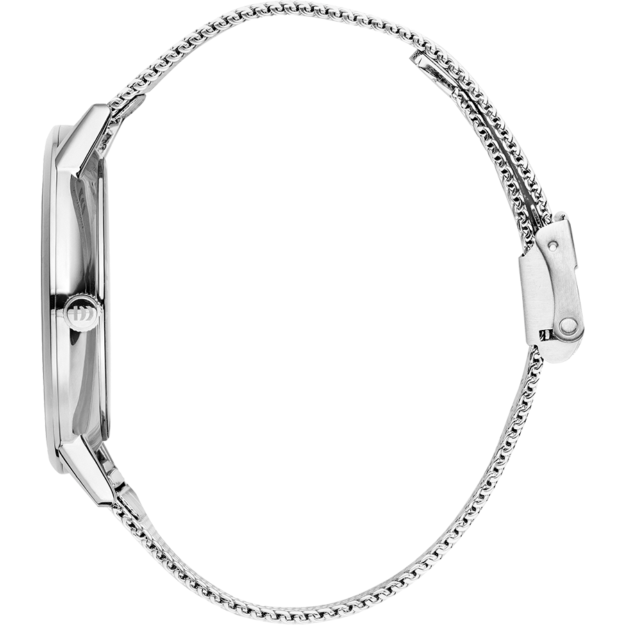 Danish Design Akilia herenhorloge Day/Date Royal Blue Mesh IQ68Q1267